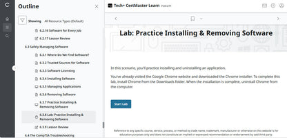 CertMaster Learn Tech+ (V6)  - FC0-U71  (2 Months)