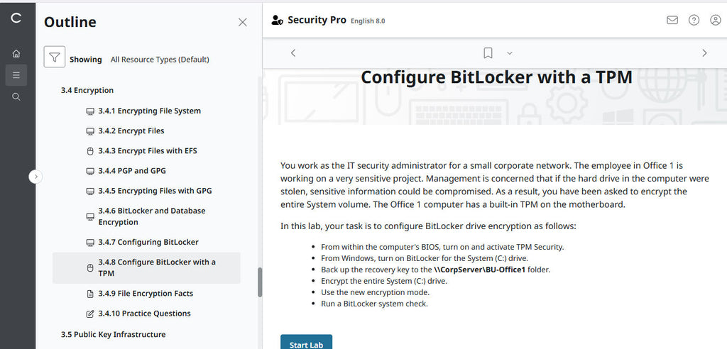 TestOut Security Pro for Security+ (SY0-701) -  Individual License : 12 Month Access