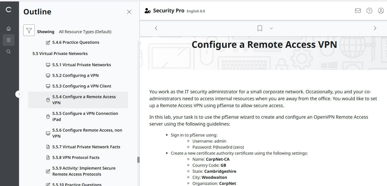 TestOut Security Pro for Security+ (SY0-701) for Student - 12 Month Access