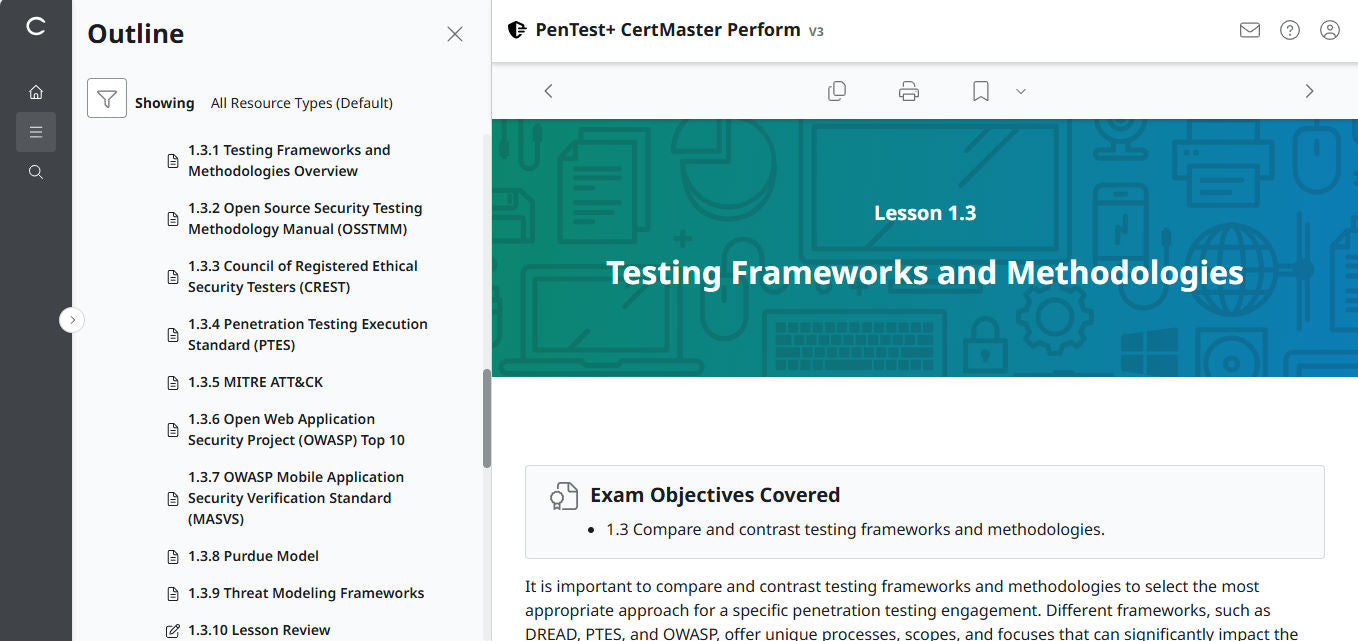 Best Price Guarantee ✅ CompTIA PenTest+ CertMaster Perform  PT0-003 (V3)
