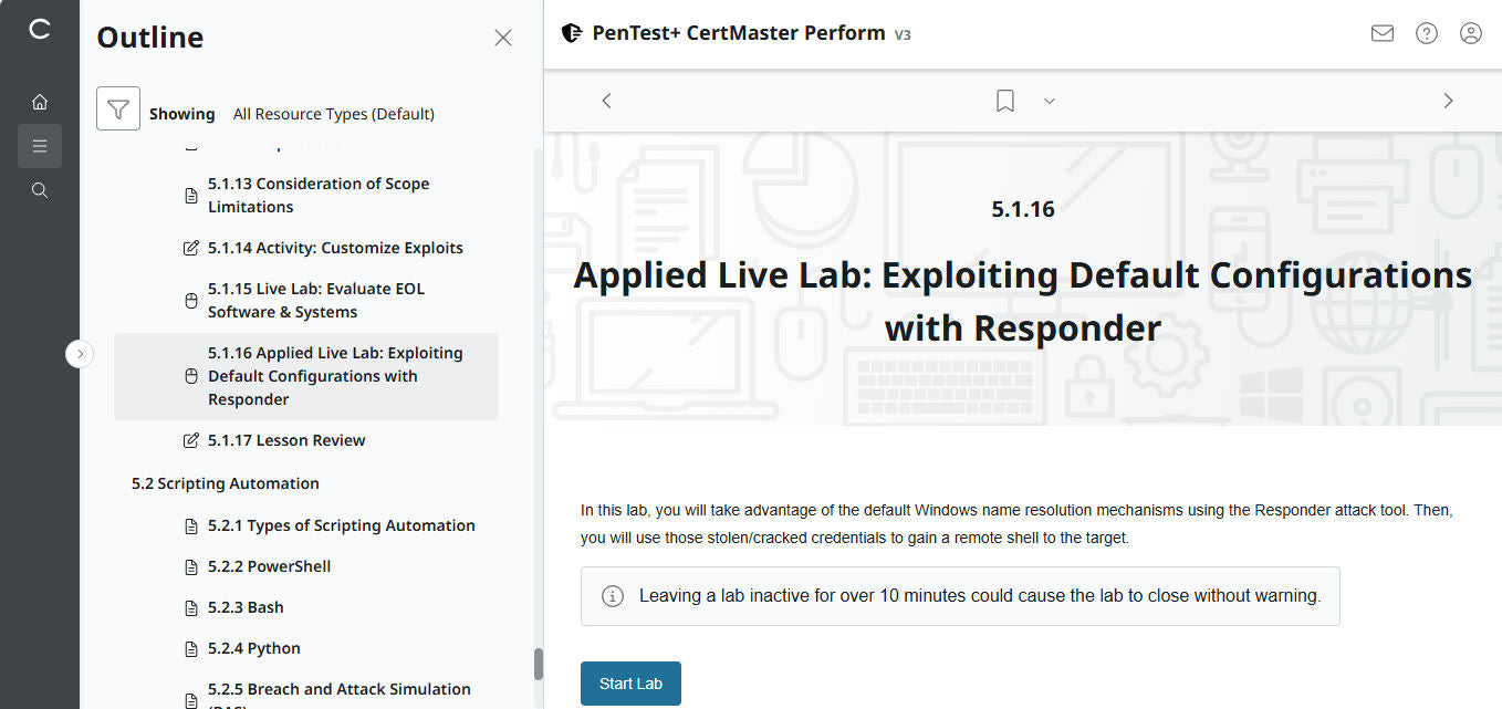 Best Value : CertMaster Perform CompTIA PenTest+ v3  (Exam PT0-003) - 3 Months Access , No Access Code