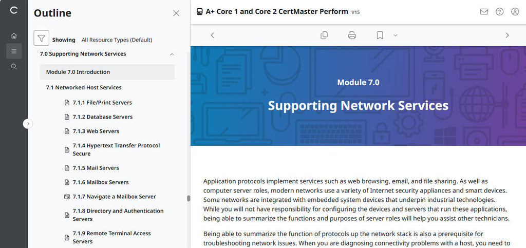 CertMaster Perform CompTIA A+ Core 1 & 2   (V15)