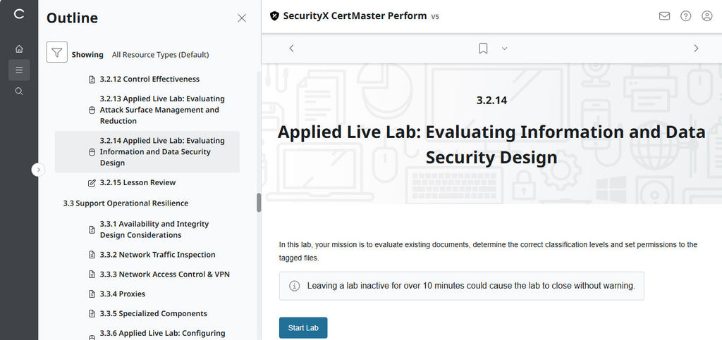 CompTIA CertMaster Perform – SecurityX CASP+ CAS-005 個人ライセンス
