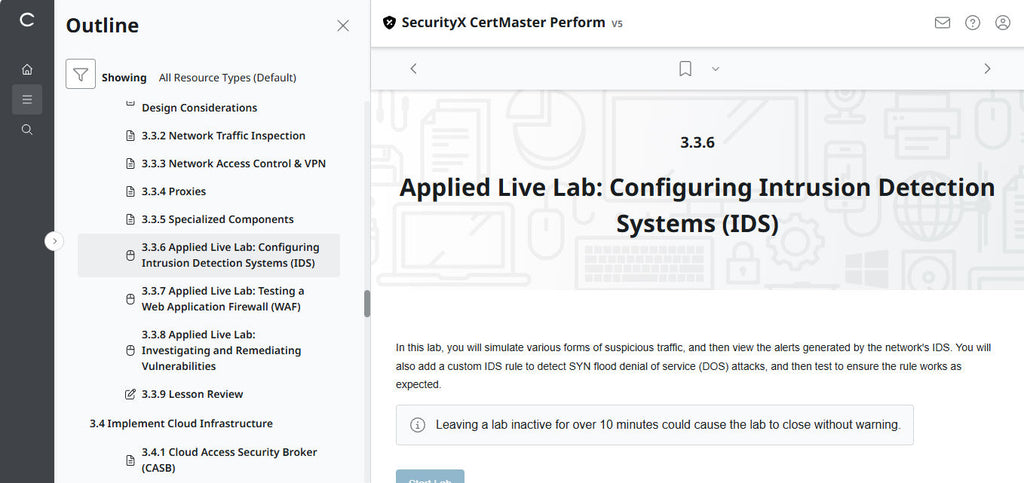 CompTIA CertMaster Perform – SecurityX CASP+ CAS-005 個人ライセンス